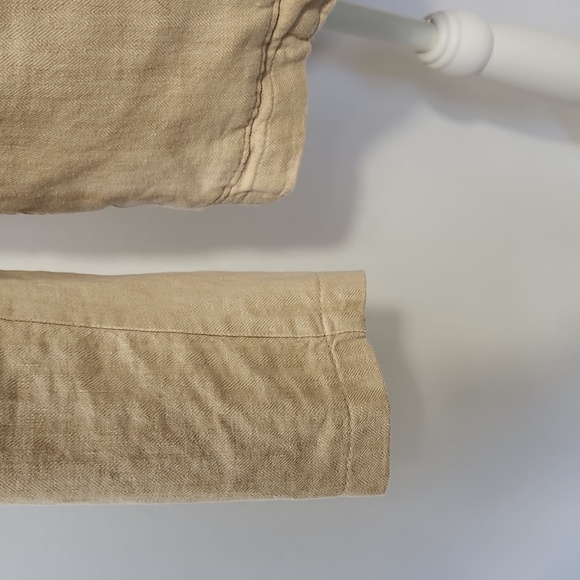 Goodfellow & Co Men's Taupe Patch Pocket Button Front Linen Blend Blazer Size M - Picture 6 of 16